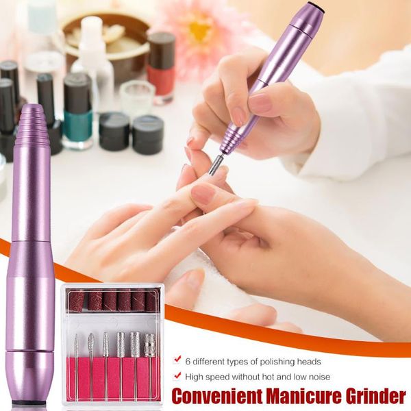 

selling 2020 products nail polishing tool portable speed adjustable electric nail drill home salon support dropshipping