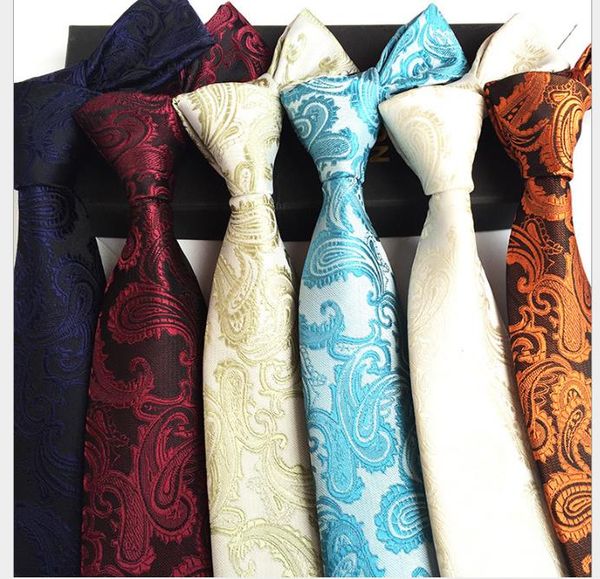 

men's tie polyester cashew nut flower fashion classic business leisure tie, Blue;purple