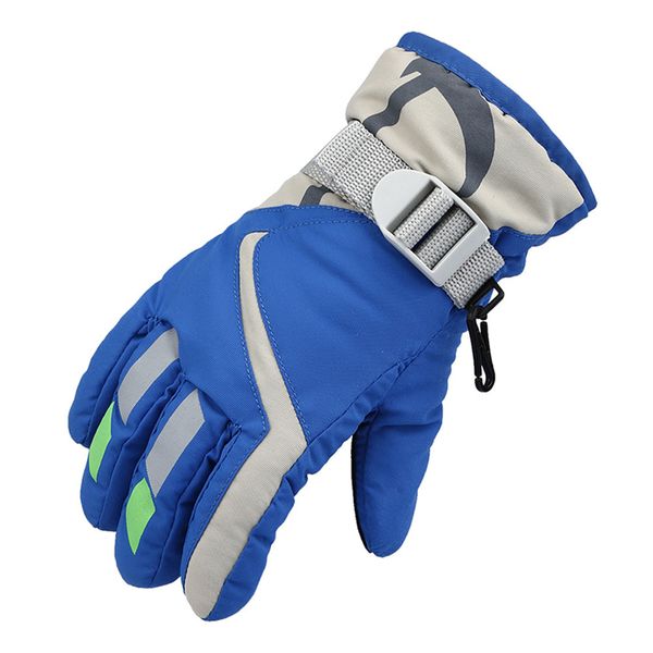 

new fashion child winter warm glove waterproof windproof snow snowboard ski sports gloves fashion winter warm gloves, Blue;gray
