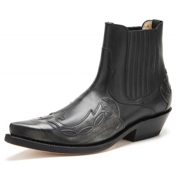 

winter fashion british men pu leather slip on boots breathable boots male casual zapatos de hombre d349-1, Black