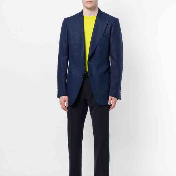 

blue men wedding suits handsome casual young boys two button groom wear for wedding beach leisure men suit blazer only one piece, Black;gray