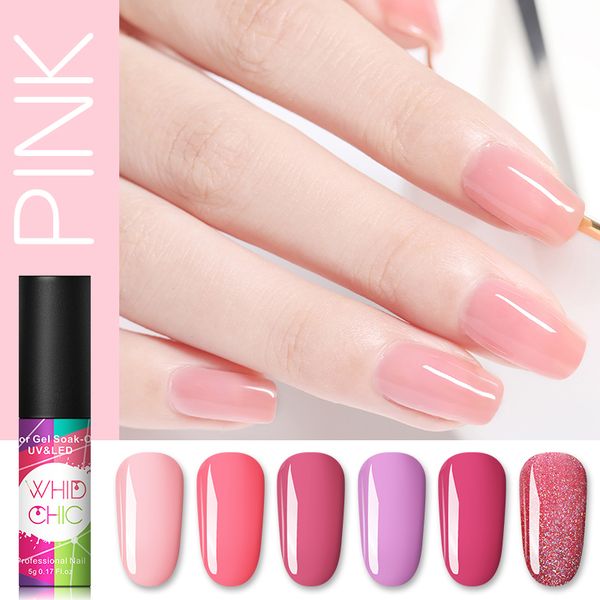 

nail gel polish coffee gray matting pure nail colors soak off uv gel polish lacquer art varnish 5ml whid chic, Red;pink