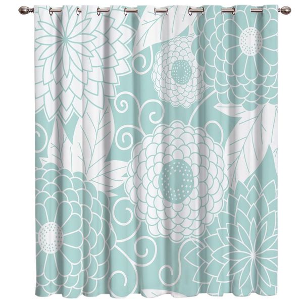 

abstract design floral window curtains dark window blinds living room blackout curtains bedroom print curtain panels with gromme