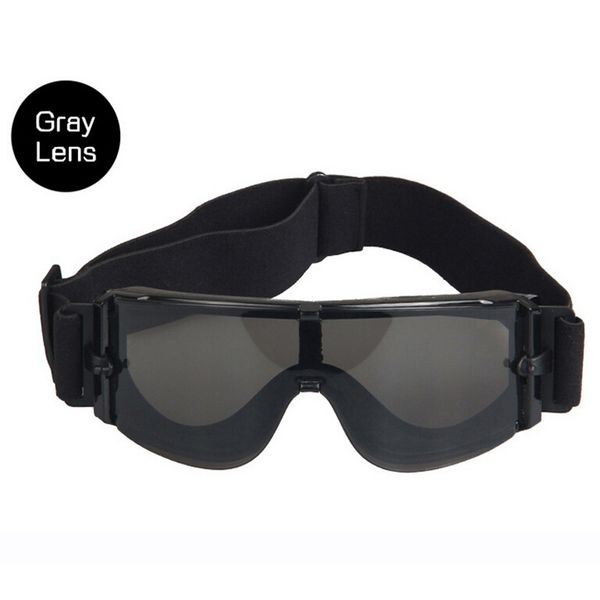 

military x800 tactical goggles army airsoft eyewear paintball shooting windproof glasses eye protection men's sunglasses 3 lens