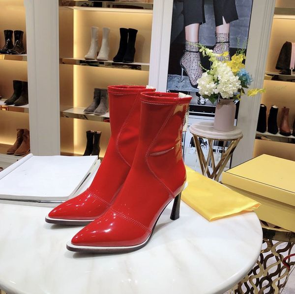 

new platform designer luxury boots australia leather fashion women/men red genuine leather flat bottom ing, Black