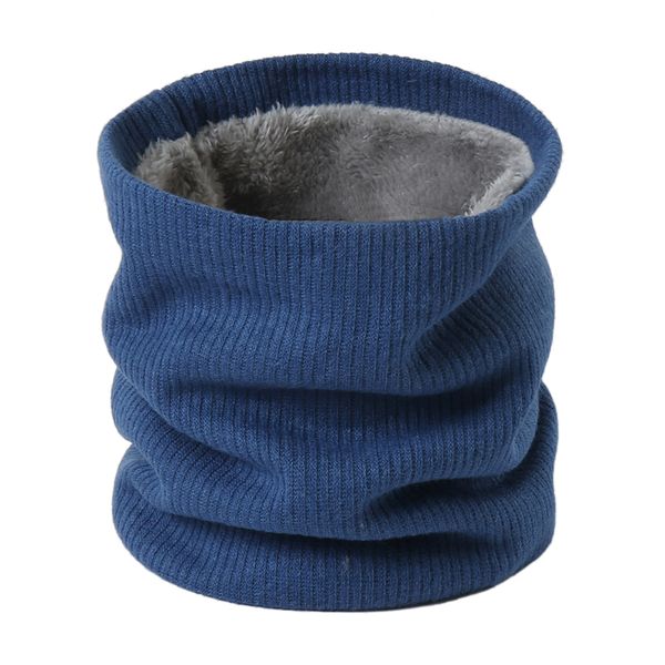 

2019 new winter women scarf knit neckchief lady scarves ring female foulard cashmere imitation plush warm men mask collar scarfs, Blue;gray