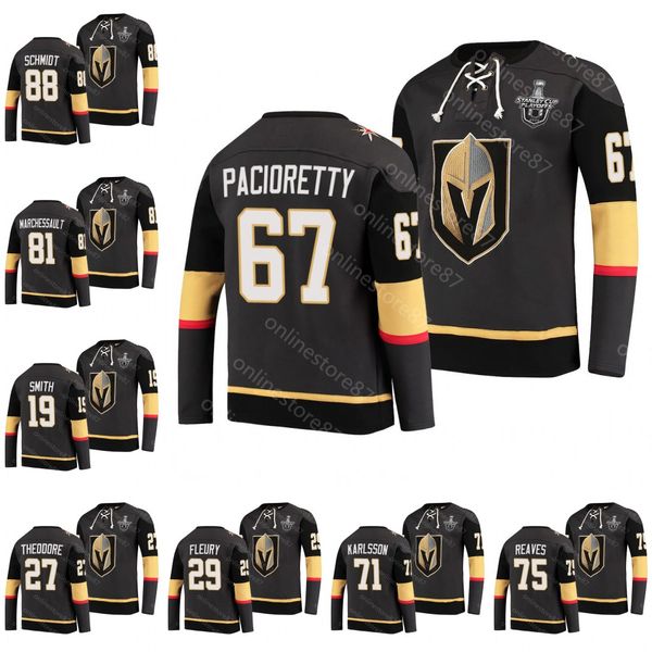 

2020 jerseys marc-andre fleury mark stone tomas nosek ryan reaves max pacioretty william karlsson reilly smith shea theodore jersey, Black