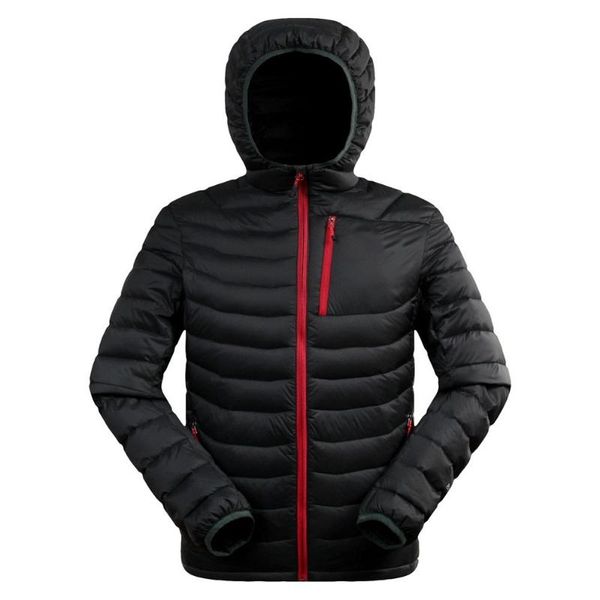 

2016 branded men's ultra light down jackets white duck down padded coats warm parkas winter outerwear men jk-3055, Black