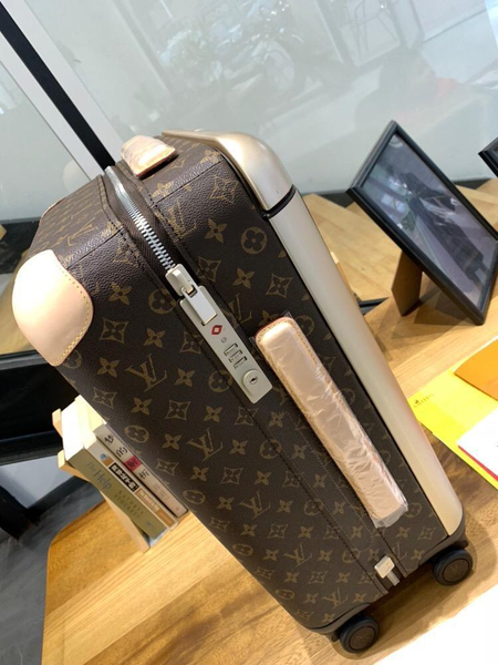 

53cm l travel luggage men women v suitcase luxury trunk bag universal wheel trolley lv mono gram duffel trolley ca1150#, Silver