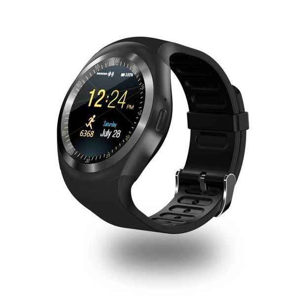 

y1 smart watchs for android smartwatch samsung cell phone watch bluetooth for apple iphone with retail package