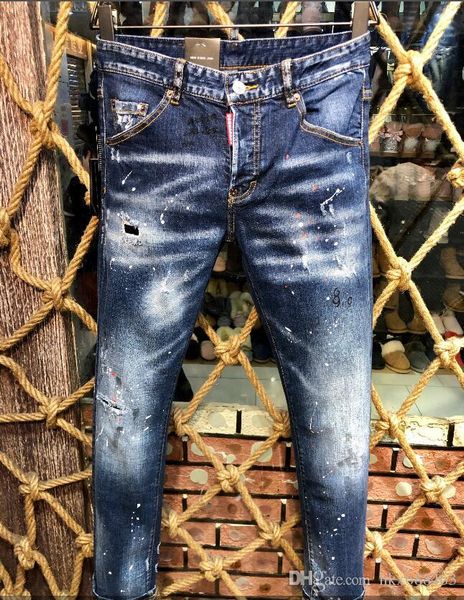 

лето 2019 оптовая продажа мужских джинсов, европейская джинсовая продукция хорошего качества мужская одежда добро пожаловать в #7771, Blue