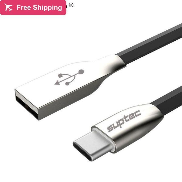 

suptec 2.4a usb type c cable for samsung s9 s8 note 9 2m flat charger fast charging type-c cable for huawei xiaomi mi 8 oneplus