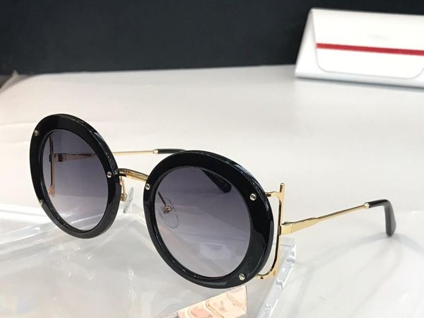 

939 sunglasses women designer fashion round frame summer style mixed color frame popular uv protection lens come with case 939s, White;black
