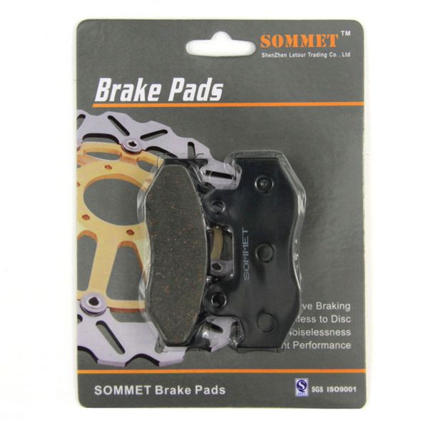 

sommet motorcycle rear brake pads disks 1 pair for yamaha yfz 450 (v/w/x/y/b/d) (2006-2014) yfz450 lt323