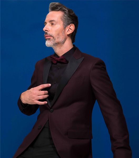 

classic peak lapel tuxedos groom wedding men suits mens wedding suits tuxedo costumes de pour hommes men(jacket+pants+tie) w75, Black;gray