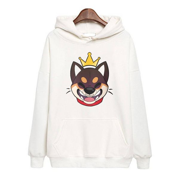 

funny shiba inu hoodie hooded sweatershirt hoodie, Black