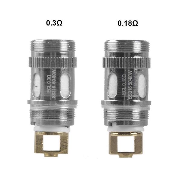 

Высокое качество ijust 2 Форсунка EC Глава Замена катушки 0.3ohm 0.5ohm ЭСЛ 0.18ohm для iJust S 1 2 Мело Форсунка 100%