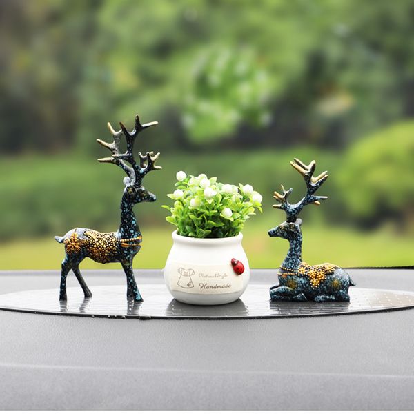 

car decoration, a safe journey, deer mobile, creative personality, originality, lovely car accessories, accessories, etc
