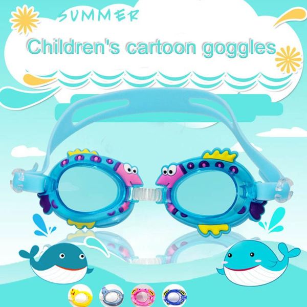 

cartoon adjustable children waterproof anti fog swimwear eyewear swim diving water glasses glasses swimming goggles women men