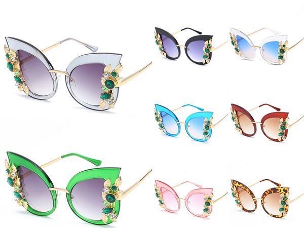 

new square sunglasses for women diamond model poster models european and american fashion daren street sunglasses #168851, White;black