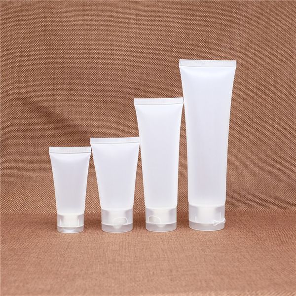 15ml 30ml 50ml 100ml plástica cosmética Garrafa Vazia Facial Squeeze Cleanser Hand Cream Container macia Tubes Hotel Supplies