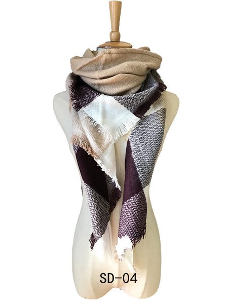 

plaid шарф зимний треугольник платки шотландка кашемира шарф женщины плед шарф новый конструктор акриловые основные шали женские шарфы палан, Blue;gray