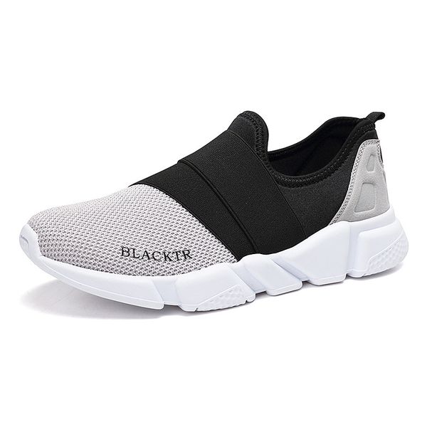 

2019 style lovers slip-on casual sneakers size 35-44 breathable light male female summer mesh shoes black grey