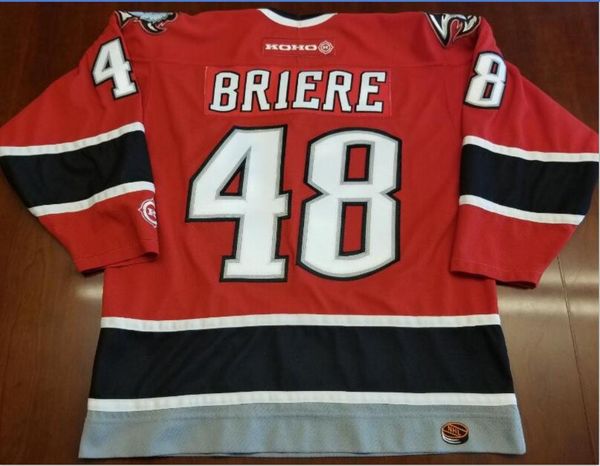 

custom men youth women vintage #48 danny briere vintage buffalo sabres hockey jersey size s-5xl or custom any name or number, Black