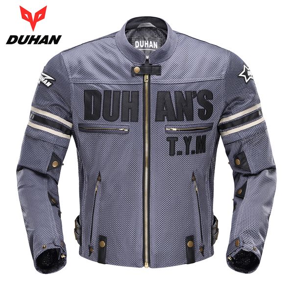 

duhan vintage motorcycle jacket men protective gear riding motorbike moto jacket breathable motorcycle protectors for summer