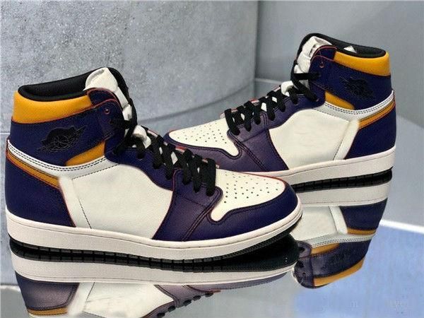 

новая версия sb x 1 defiant 1 высокого og суд фиолетового свет bone баскетбол обуви mens женщины 1s sb спорт кроссовки размер 7-13