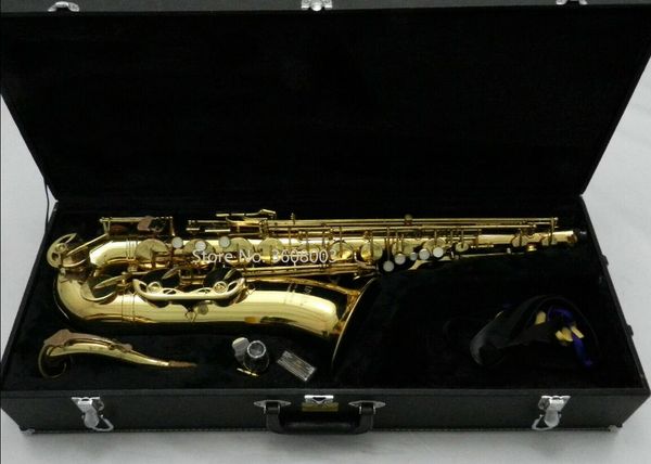 

jupiter jts-787 tenor saxophone sax gold lacquer b flat sax tenor case + mouthpiece instruments
