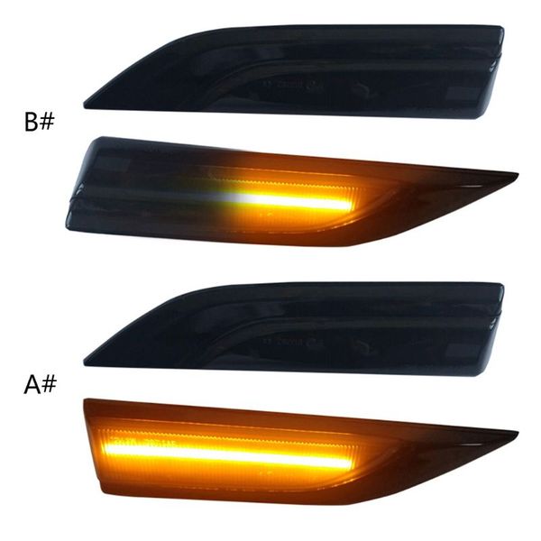

2 pcs/pair vehicle car dynamic led side marker turn signal light indicator for transporter t6 caddy car styling accessories