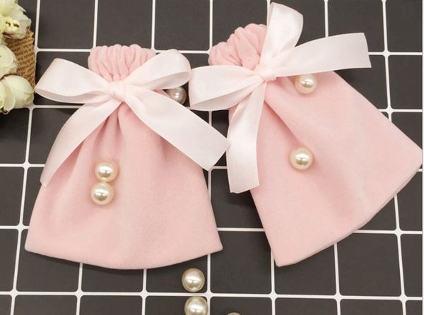 

подгонянный мешок бархата drawstring логоса симпатичный для подарка и ювелирных изделий