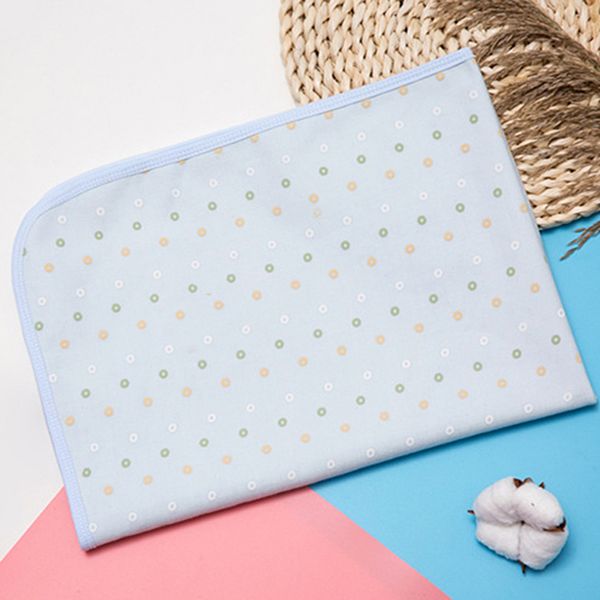 

50*70cm cotton baby changing mat 3 layers breathable diaper waterproof pad for infants newborn mattress baby changing mat