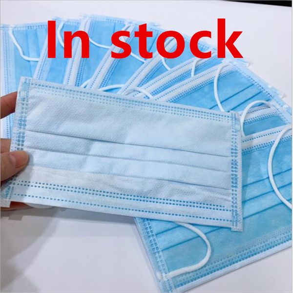 

одноразовая маска для лица 3 слоя дышащей антибактериальной большое количество товаров отправлено в течение 12 часов dhl бесплатная доставка