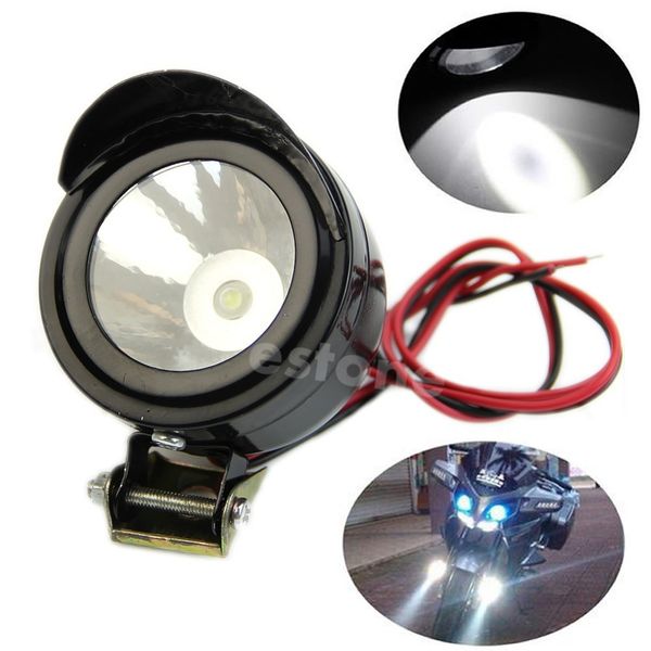 

new universal electric motorcycle lamp led fog spot white light headlight 12v