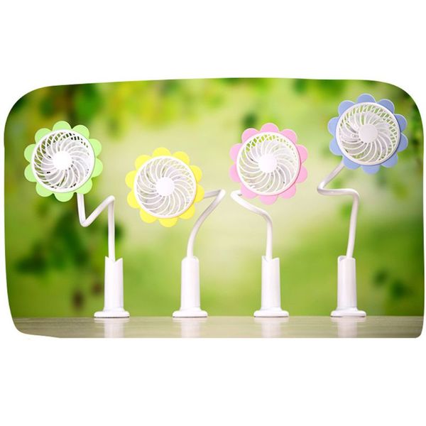 

portable clip on mini usb fan baby bed pushchair flexible usb fan deskpersonal pc lapelectric