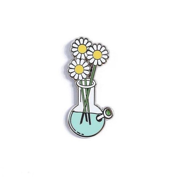 

bloom flower vase эмаль pin знак брошь металл другое home decor