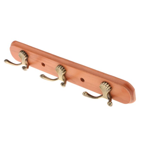 

entryway living dining bath wall coat rack rail robe hook for clothes/towel/key