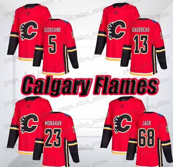 

Calgary Flames Jersey 13 Johnny Gaudreau 5 Mark Giordano 68 Jaromir Jagr 23 Sean Monahan jersys
