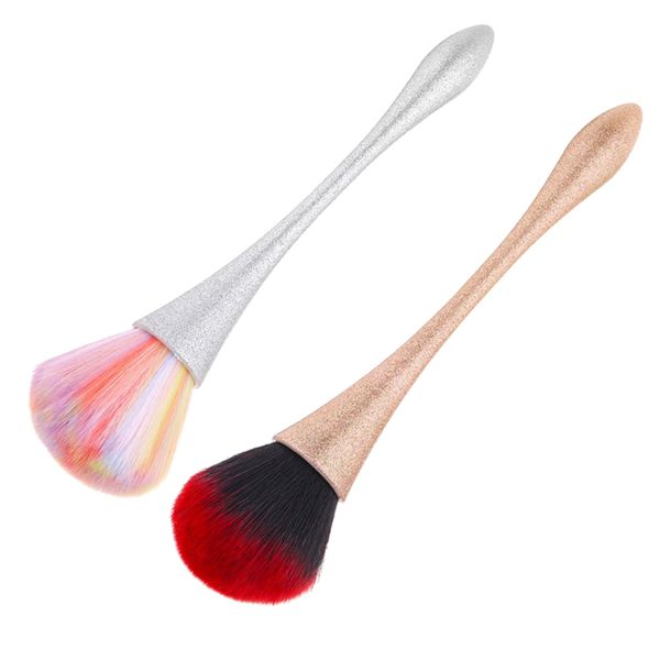 

2pcs professional powder blush brush make up face nail dust remover brush