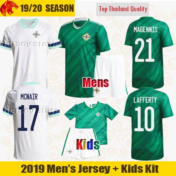 

19 20 northern ireland soccer jerseys lafferty euro 2020 home mens uniform kids kit davis magennis football shirt evans mcnair boyce jersey, Black;yellow