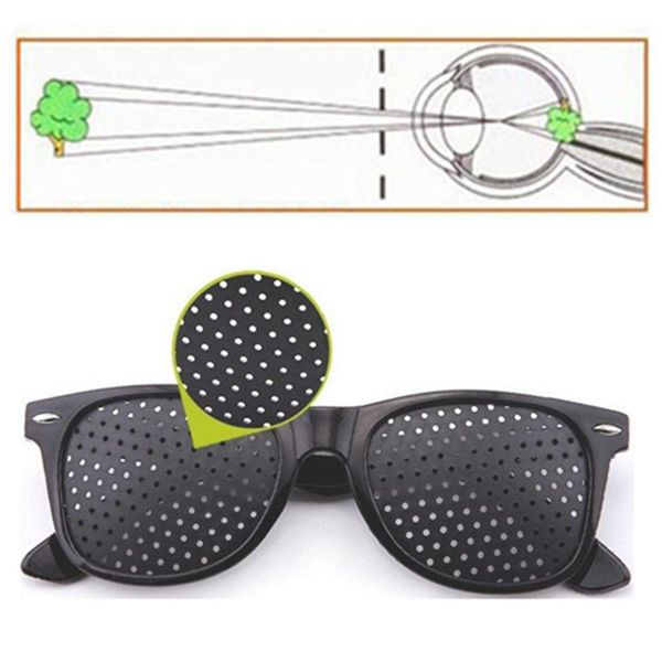 

vision care pin hole sunglasses men women anti-myopia pinhole glasses eye exercise improve eyesight natural healing goggles