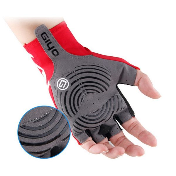 

breaking wind cycling half finger gloves anti-slip gel bicycle lycra fabric mittens mtb gloves breathable racing roads bike new, Black