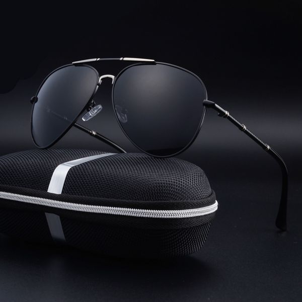 

new 2018 polarized sunglasses men sun glasses classic sunglass driving sunglasses, White;black