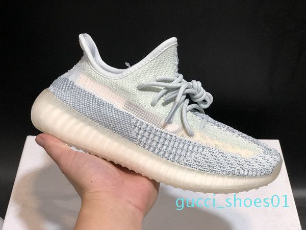 

new men's grey black running shoes kanye west grey reflective static women's casual sports shoes g01