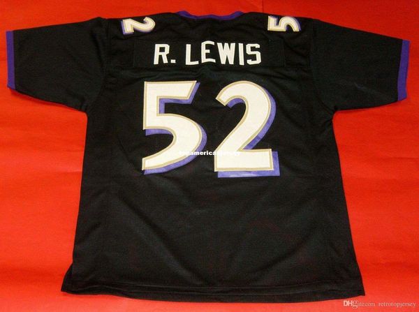

retro #52 ray lewis custom black mitchell & ness jersey black mens stitching s-5xl,6xl football jerseys running, Black;blue