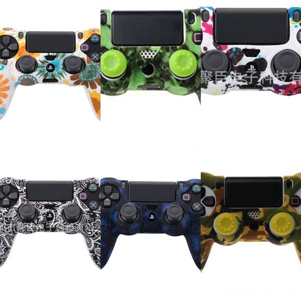 

spybx 8 противоскользящих цвета крышка кожа силикона случай контроллер sony playstation dualshock 4 ps4 pro тонкий для аксессуаров палочки т