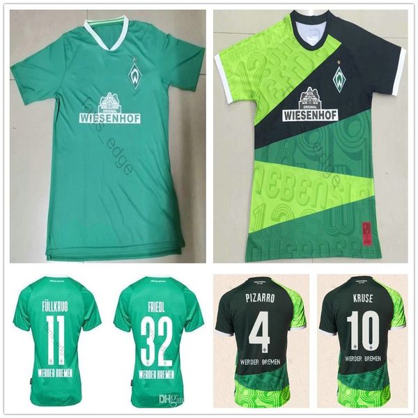 

19 20 Werder Bremen 120th Anniversary Soccer Jersey Junior Sportverein Fußball-Trikot PIZARRO OSAKO HARNIK KRUSE RASHICA football shirt