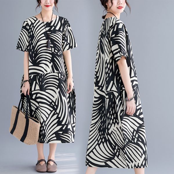 

2019 лен одежда из лопаобђмажной кани бђде коѬокими Ѭђкавами, White;black